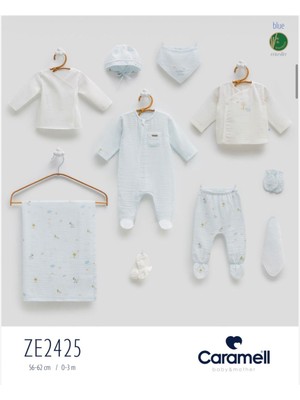 Caramell Jungle Friends Müslin Tulumlu 10 Lu Hastane Cıkısı