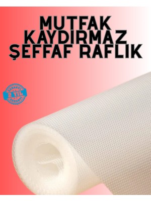Mestore Eva Malzemeden Kaydırmaz Şeffaf Raflık Buzdolabı Kaplaması