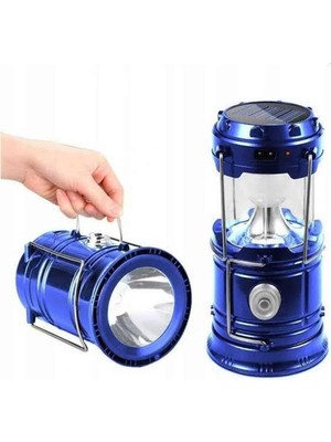 Mestore Kamp Lambası Güneş Enerjili LED Lamba Işıldak Şarjlı Powerbank Özellikli