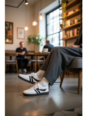 E Sport BEYAZ ORTOPEDİK GÜNLÜK KADIN SNEAKER AYAKKABI-254