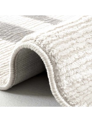 Hoom Rugs Akik 8603 Krem Modern Makine Halısı