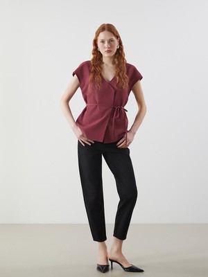 Lc Waikiki Yeni Sezon Beli Lastikli Slouchy Fit Kadın Jean Pantolon