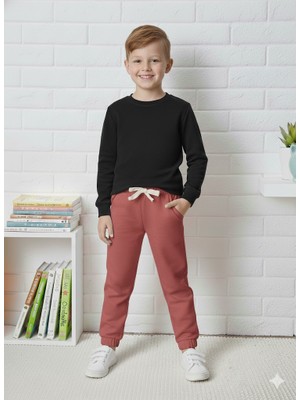 ruhaay Çocuk Beli Lastikli Cepli Unisex Eşofman Altı