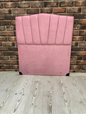Venqm Açık Pembe Ahşap Başlık Baza Papatya Modern Tasarım ve Konforlu Kullanım