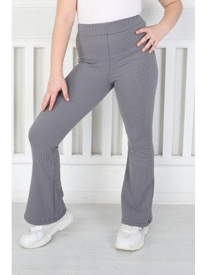 buğrahayalin Ispanyol Paça Birinci Kalite Fitilli Kumaş Antarsit Kız Çocuk Günlük Tayt