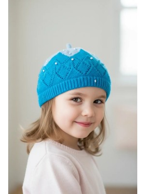 Bay Şapkacı - Kız Çocuk Ressam Incili Şapka