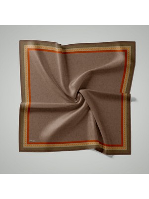 Piramit Naturel Eşarp | Kırçıllı