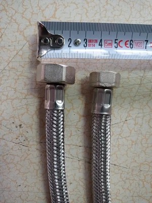 Diril Yapı Market 50 cm Flex Paslanmaz Çelik Örgülü Bağlantı Hortumu 3/8*1/2 Rekorlu (25 Ad)