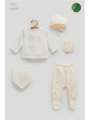 Caramell Jungle Friends Müslin 5li Set