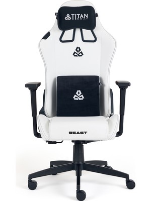 Titanseat Beast Leather White Oyuncu Koltuğu