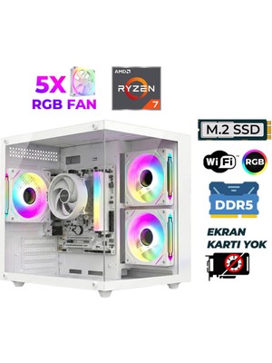 Xaser Raze X90 Ryzen 5 7600 16GB Ddr5 Ram 512GB M.2 Nvme SSD Hazır Tavsiye Sistem