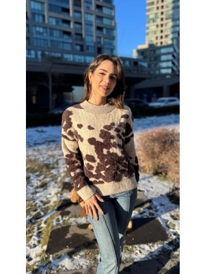 Leilaa Yumoş Kabartmalı Milka Desen Kazak