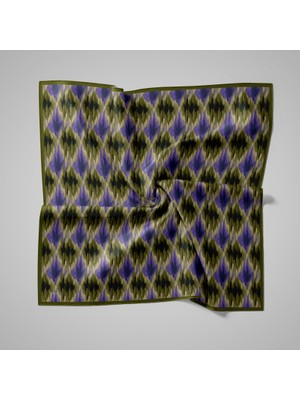 Piramit Naturel Eşarp | Kristal Baklava