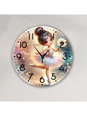 PremiumPort Çocuk Odası Duvar Saati, 30X30 Cm, Şık ve Fonksiyonel Tasarım