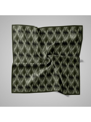 Piramit Naturel Eşarp | Kristal Baklava