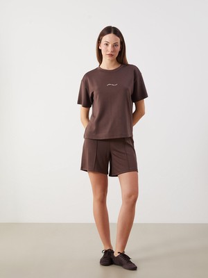 Lc Waikiki Yeni Sezon Beli Lastikli Kadın Şort