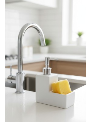 Renkliürün Beyaz Porselen Sabunluk