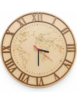 Başarır Lazer Ahşap Duvar Saati