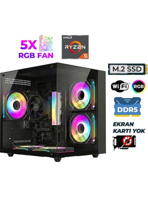 Xaser Raze X20 Ryzen 5 7600 32GB Ddr5 Ram 1tb M.2 Nvme SSD Hazır Tavsiye Sistem