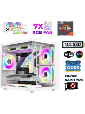 Xaser Raze X130 Ryzen 7 9700X 16GB Ddr5 Ram 512GB M.2 Nvme SSD Sıvı Soğutmalı Hazır Tavsiye Sistem