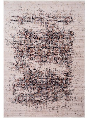 Nostalgia Salon Halısı A3010C Bej Lacivert