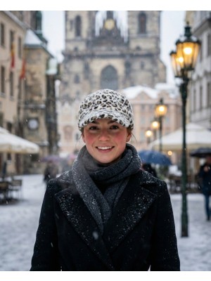 Emybox Kadın Beyaz Peluş Bucket Şapka - Yumuşak Tüylü Kışlık Balıkçı Şapkası - Sıcak Tutan Trend Aksesuar