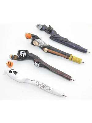 Eco Lounge Polyester Tükenmez Kalem Cadılar Bayramı Temalı