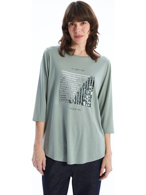 Lc Waikiki Yeni Sezon Bisiklet Yaka Işlemeli Kadın Bluz