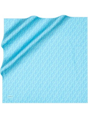 Cacharel Logo Desenli  Ipek Twill Eşarp