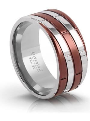Lovering LVR522E Erkek Çelik Yüzük