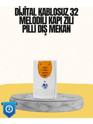 Verto Kablosuz Kapı Zili Düzenli ve Konforlu Yaşam Alanları Için