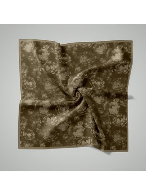 Piramit Naturel Eşarp | Nilüfer