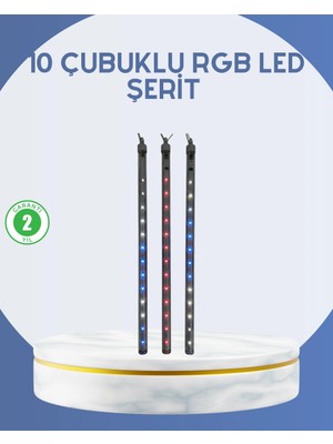 Eco Lounge Dış Mekan LED Kayan Yıldız Işığı 10 Çubuk Aydınlatma