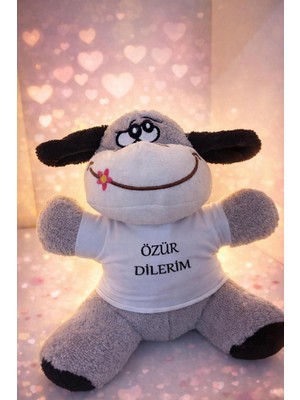 Peluş Eşşek – “özür Dilerim” Yazılı Sevimli Hediye Oyuncağı
