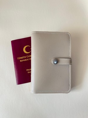 Youc Suni Deri Vegan Pasaport Kılıfı, Ruhsat Kılıfı, Pasaport Koruyucu