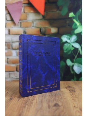 Angelphoto  15X21CM 100’LÜK Ciltbezli Deluxe Fotoğraf Albümü Lacivert