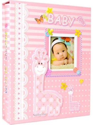 Angelphoto  Sh Album 46100 100'LÜK Kutulu Pembe Kız Bebek Fotoğraf Albümü