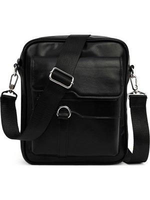 Derimod Erkek Siyah Postacı Çantası 25WBD301918