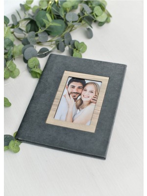 Angelphoto  10 + 1 Fotoğraf Albüm 15X21 cm Düğün Albümü Geçmeli Fotoğraf Resim Albümü