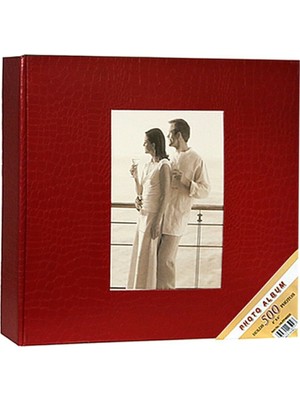 Angelphoto  Kırmızı 10×15 cm 500’LÜK Deri Fotoğraf Albümü 14LPP46500
