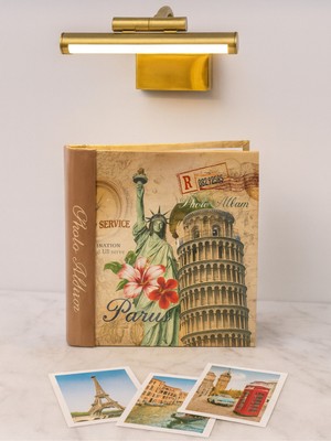 Angelphoto  40 Sayfa Manyetik Yapışkanlı Piza Kulesi Fotoğraf Albümü 24X29CM