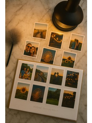 Angelphoto  Kodak Memory Albüm 20 Yaprak 40 Sayfa Manyetik Yapışkanlı Fotoğraf Albümü