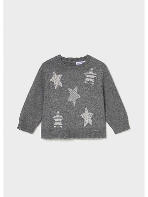 Mayoral 1-4 Yaş Kız Çocuk Kazak Gri