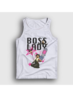 Presmono Unisex Beyaz Boss Lady Theodora Atlet