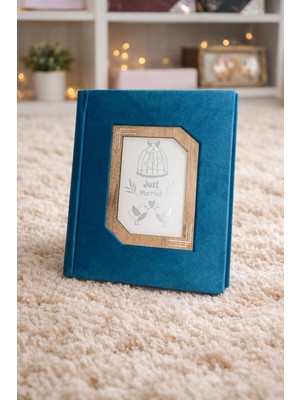 Angelphoto  15×21 Kadife Kapaklı Fotoğraf Albümü – 10 Fotoğraflık