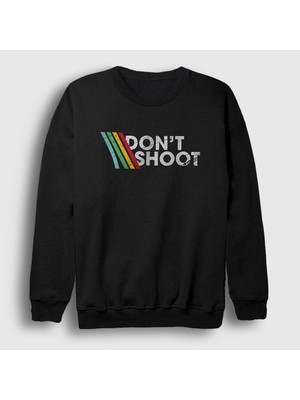Presmono Unisex Siyah Don't Shoot Oyun Arc Raiders Sweatshirt