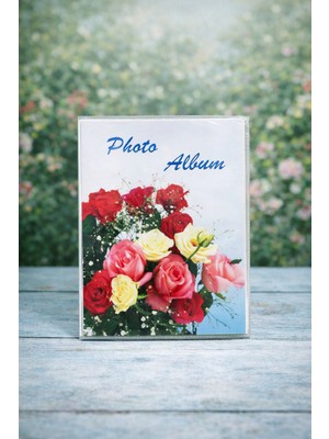 Angelphoto  13X18 cm Fotoğraf Albümü – 36 Fotoğraf Kapasiteli – Şeffaf Sayfalı – Desenli Kapak
