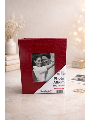 Angelphoto  10X15 Fotoğraf Albümü 100 Fotoğraflık – 50 Sayfa Ince Kapaklı Anı Albümü