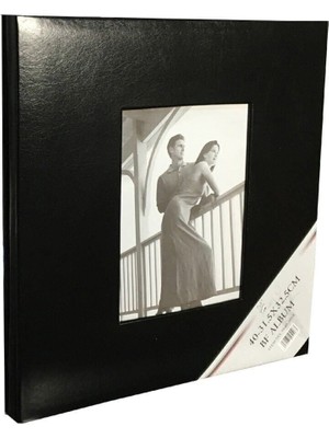 Angelphoto  500LÜK Fotoğraf Albümü 10X15CM 500 Lük Vinleks Deri 10X15 Fotoraf Albüm Siyah