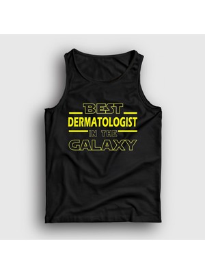 Presmono Unisex Siyah Dermatologist Galaxy Dermatoloji Hediye Dermatolog Atlet